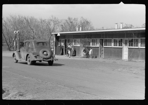 Untitled photo, possibly related to: Community store, FSA (Farm Security Administration) camp, Weslaco, Texas
