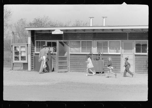 Untitled photo, possibly related to: Community store, FSA (Farm Security Administration) camp, Weslaco, Texas