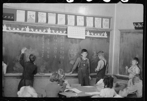 Untitled photo, possibly related to: Third grade, elementary school, FSA (Farm Security Administration) camp, Weslaco, Texas