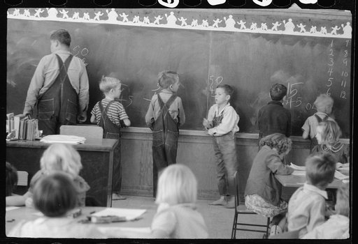 Untitled photo, possibly related to: Third grade, elementary school, FSA (Farm Security Administration) camp, Weslaco, Texas