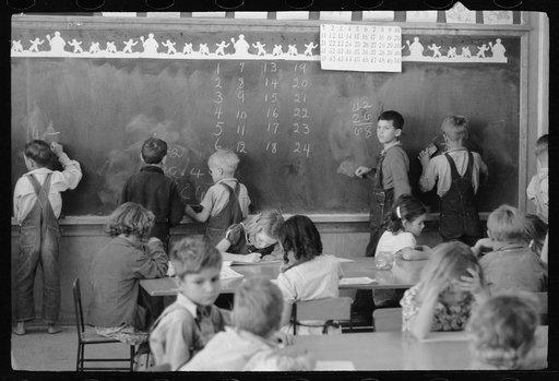 Third grade, elementary school, FSA (Farm Security Administration) camp, Weslaco, Texas