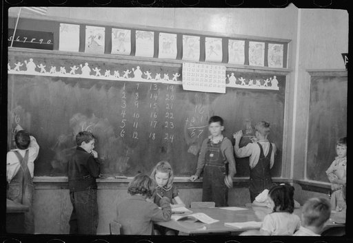 Untitled photo, possibly related to: Third grade, elementary school, FSA (Farm Security Administration) camp, Weslaco, Texas
