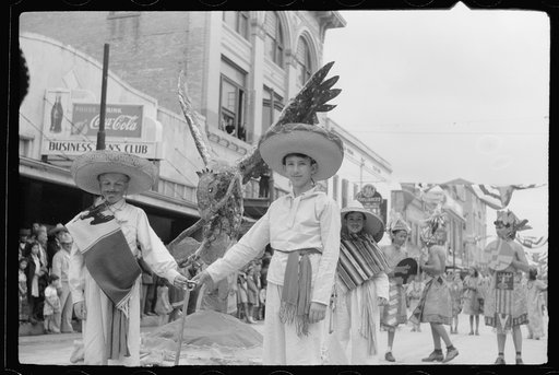 Untitled photo, possibly related to: Children's parade, Charro Days, Brownsville, Texas