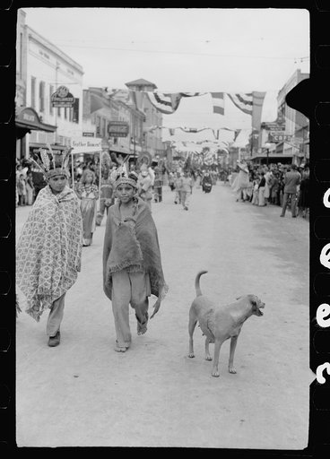 Untitled photo, possibly related to: Children's parade, Charro Days, Brownsville, Texas