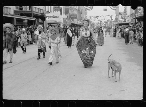 Untitled photo, possibly related to: Children's parade, Charro Days, Brownsville, Texas