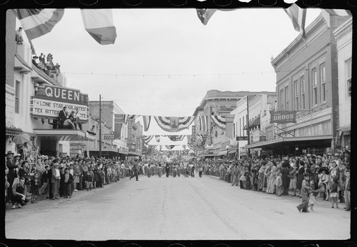 Untitled photo, possibly related to: Children's parade, Charro Days, Brownsville, Texas