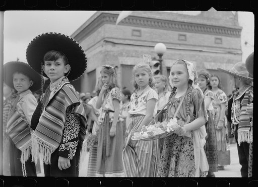 Children's parade, Charro Days fiesta, Brownsville, Texas