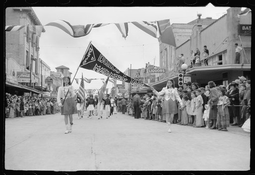 Untitled photo, possibly related to: Children's parade, Charro Days fiesta, Brownsville, Texas