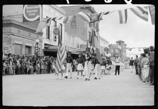 Untitled photo, possibly related to: Children's parade, Charro Days fiesta, Brownsville, Texas