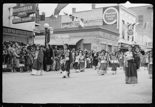 Untitled photo, possibly related to: Children's parade, Charro Days fiesta, Brownsville, Texas