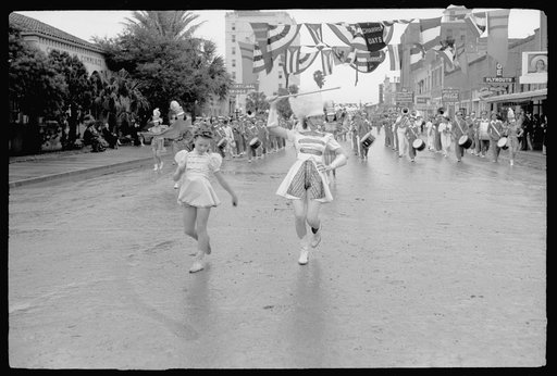 High school band, Charro Days parade, Brownsville, Texas