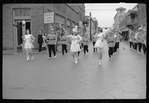 High school bands, Charro Days parade, Brownsville, Texas