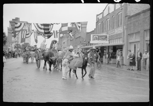Untitled photo, possibly related to: Bandidos. Local businessmen playact as drunken Mexicans, Brownsville, Texas, Charro Days
