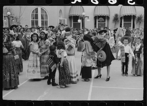 Untitled photo, possibly related to: Tourists at costume show, Charro Days, Brownsville, Texas