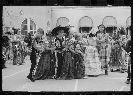 Untitled photo, possibly related to: Tourists at costume show, Charro Days, Brownsville, Texas