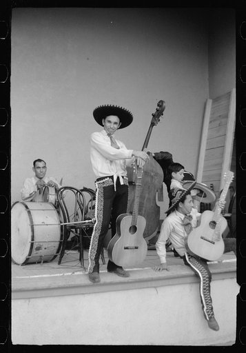 Untitled photo, possibly related to: Tourists at costume show, Charro Days, Brownsville, Texas