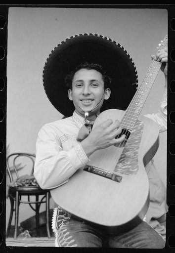 Untitled photo, possibly related to: Tourists at costume show, Charro Days, Brownsville, Texas