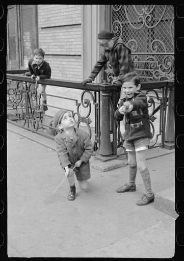 Untitled photo, possibly related to: Children playing, New York City, New York