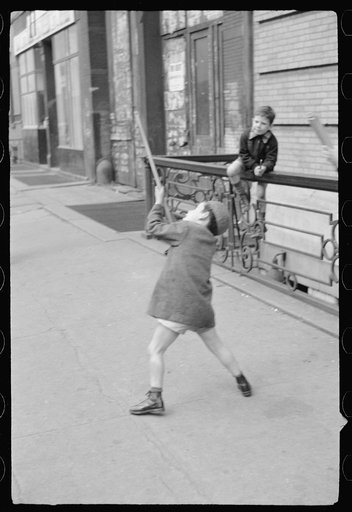 Untitled photo, possibly related to: Children playing, New York City, New York