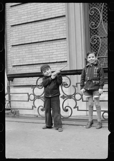 Untitled photo, possibly related to: Children playing, New York City, New York