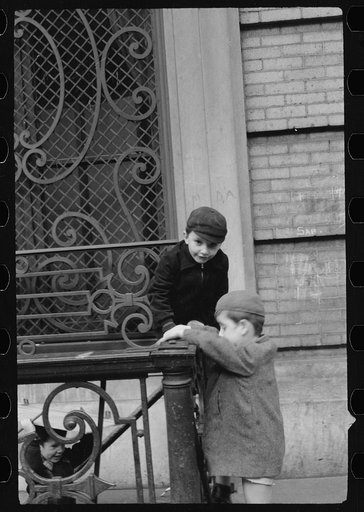 Untitled photo, possibly related to: Children playing, New York City, New York
