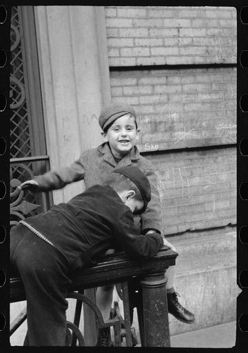 Untitled photo, possibly related to: Children playing, New York City, New York