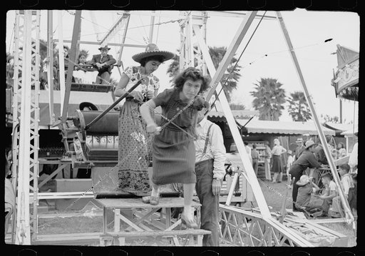 Untitled photo, possibly related to: Ferris wheel ride, carnival, Brownsville, Texas