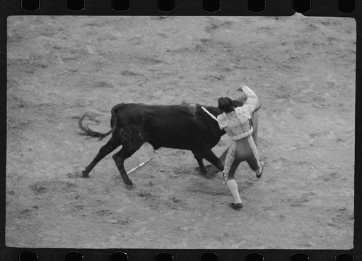 Untitled photo, possibly related to: Colored sand advertisement, bullring, Matamoros, Tamaulipas, Mexico