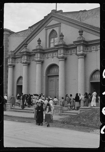 Sunday morning, church in Matamoros, Mexico