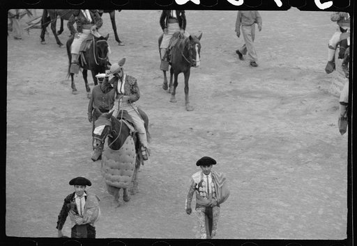 Untitled photo, possibly related to: A picador, bullfight, Matomoros, Mexico