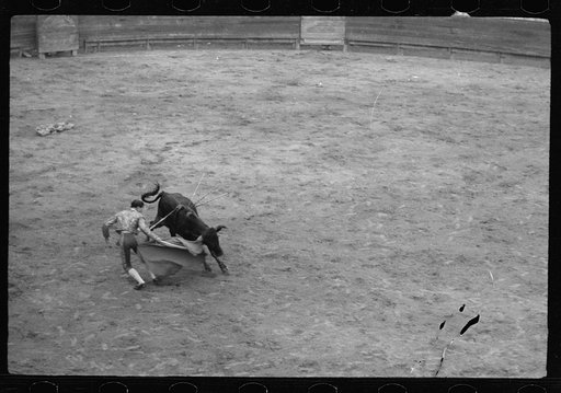 Untitled photo, possibly related to: A picador, bullfight, Matomoros, Mexico