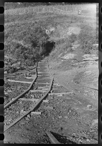 Abandoned coal mine, Garrett County, Maryland