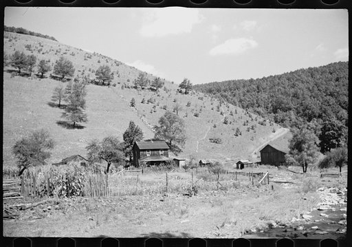 Farmland, hillside type, thoroughly worked, Garrett County, Maryland