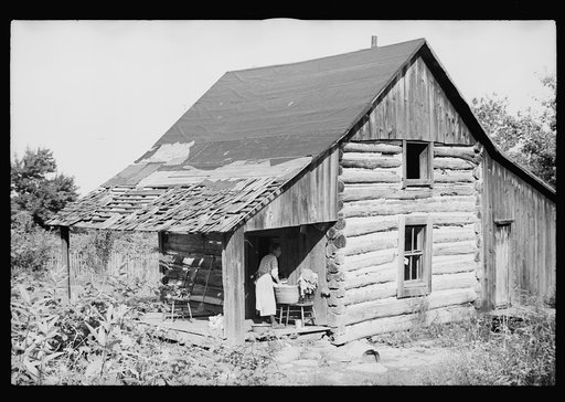 Typical cabin, Garrett County, Maryland