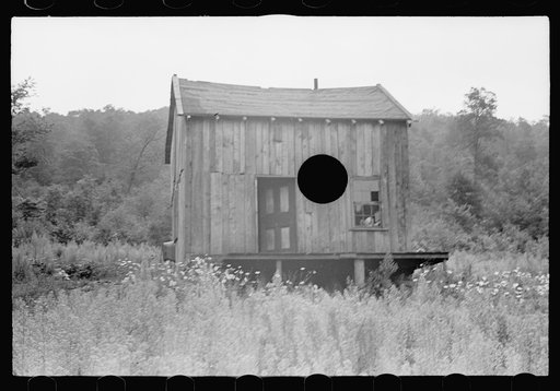 Untitled photo, possibly related to: Typical cabin, Garrett County, Maryland