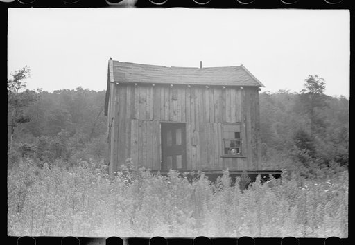 Untitled photo, possibly related to: Typical cabin, Garrett County, Maryland