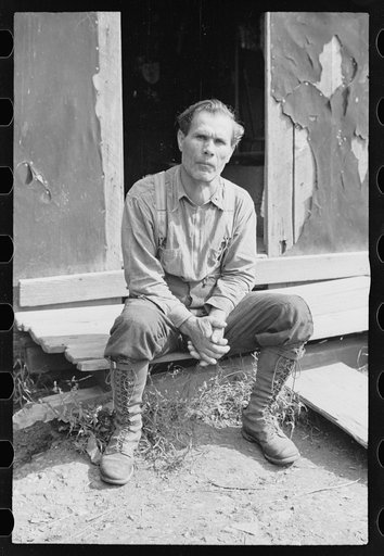 Untitled photo, possibly related to: Typical cabin, Garrett County, Maryland