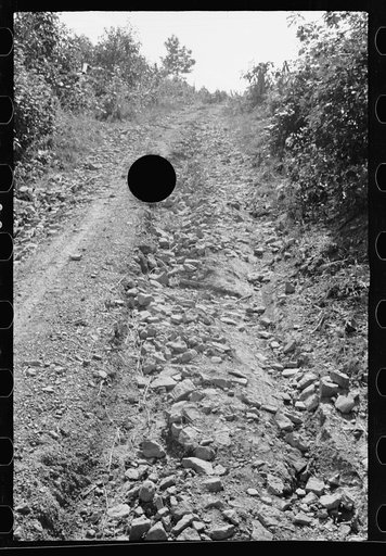 Untitled photo, possibly related to: Bad road, Garrett County, Maryland