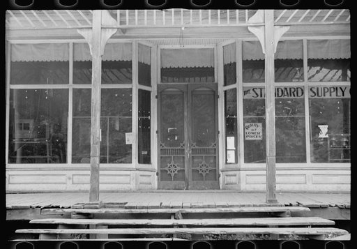 Abandoned mining supply store, Garrett County, Maryland