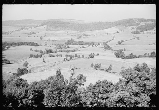 Good farming land, Garrett County, Maryland.