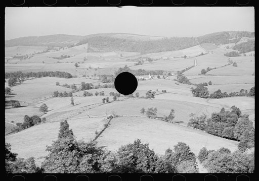Untitled photo, possibly related to: Good farming land, Garrett County, Maryland.