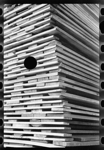 Untitled photo, possibly related to: Cut boards, Garrett County, Maryland