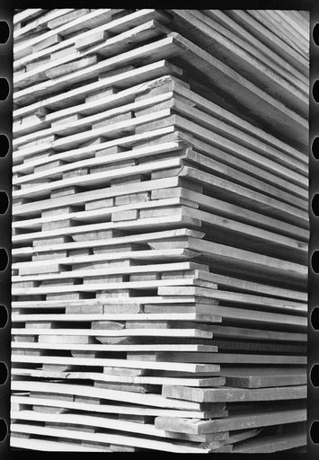 Untitled photo, possibly related to: Cut boards, Garrett County, Maryland