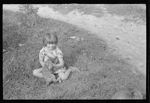 Untitled photo, possibly related to: Home of a family of ten that has been on relief for eighteen months, Brown County, Indiana