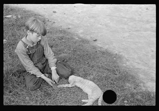 Untitled photo, possibly related to: Home of a family of ten that has been on relief for eighteen months, Brown County, Indiana