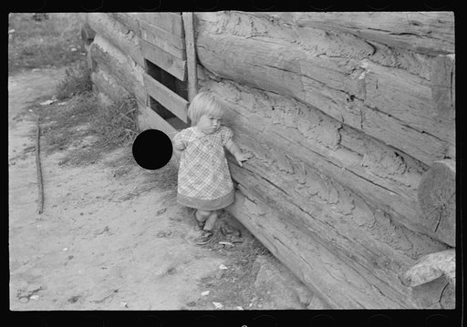 Untitled photo, possibly related to: Home of a family of ten that has been on relief for eighteen months, Brown County, Indiana