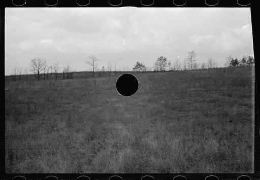 Untitled photo, possibly related to: Railroad ties painted with creosote, Brown County, Indiana