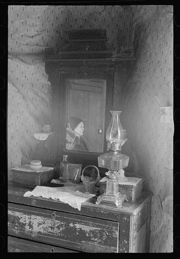 Interior of a home of a prospective client, Brown County, Indiana