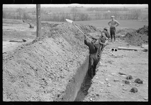 Untitled photo, possibly related to: Surveying at the Greenhills Project, Cincinnati, Ohio