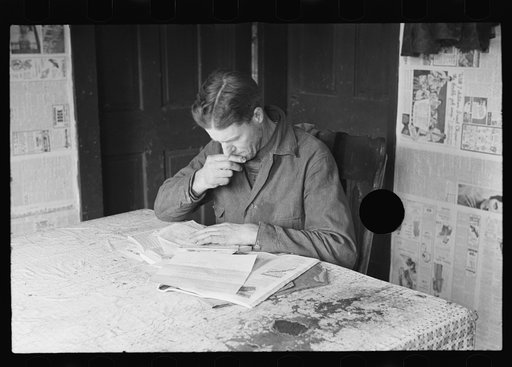 Rehabilitation client worrying over his accounts, Jackson County, Ohio